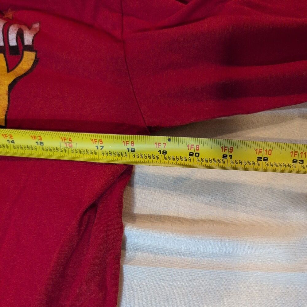 Disney Mickey Mouse Keep Rollin Skater Long Sleeve Red Shirt / Tee Medium - Picture 6 of 8